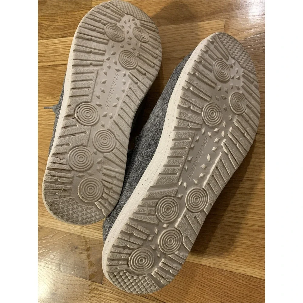 SKECHERS Men's Relaxed Fit Slip On‎ Size 12 Gray Memory Foam 59988 Shoes